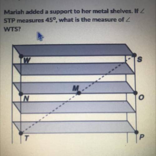 Mariah added a support to her metal shelves.