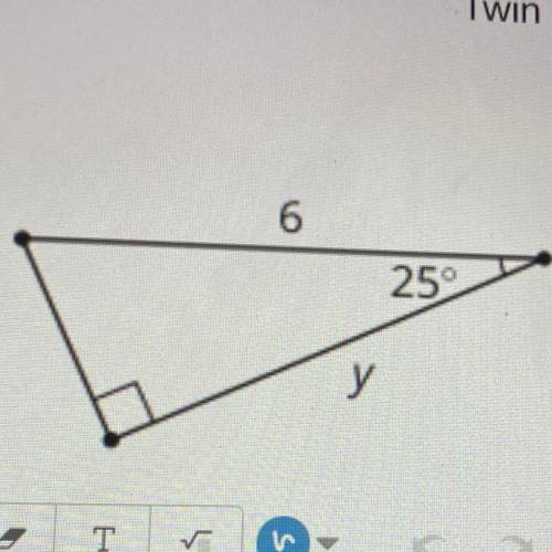 Find the length of side y