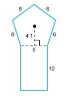 What is the area of a 6 by 6 by 6 by 6 by 10 by 6 by 10 irregular polygon