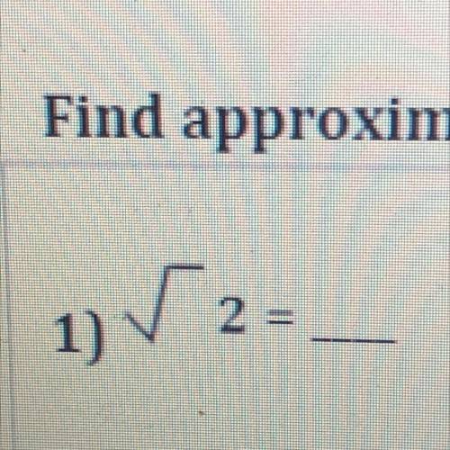 Please find the square root of this non perfect square please