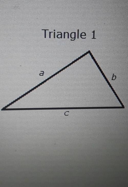Here is triangle 1 plzz help​