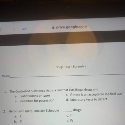 Question 1 & question 2 
need help ASAP with test , each question is 20 points .
