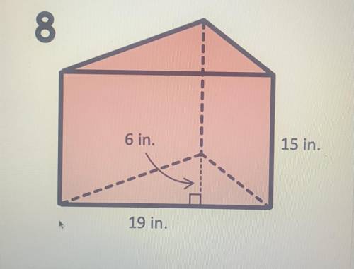 Can you please help me find the volume of this shape ?