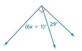 For this question what does x equal?