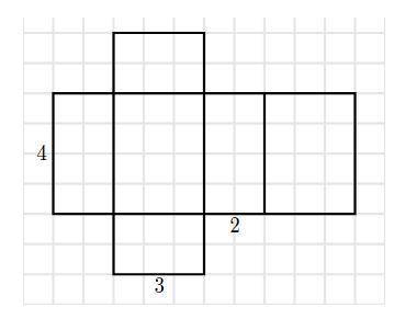 Check out this rectangular prism: Find the surface area of the rectangular prism (above) using its