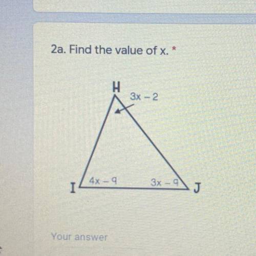 What would be the value of x
