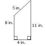 Calculate the area of the trapezoid and show your work