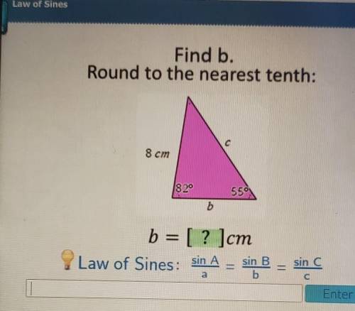 Help pls!! I need to pass this pls pls I'll give brainliest to correct answer!

Find b. Round to t