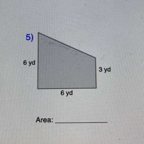 Pls help me find the area