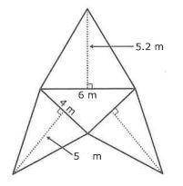 What is the lateral surface area of the triangular pyramid?