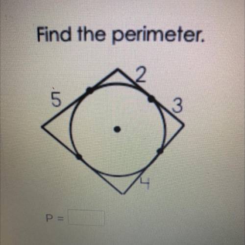 I need help finding the perimeter :)