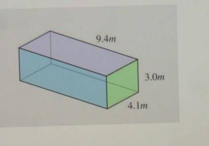 Calculate the surface are of the prism​