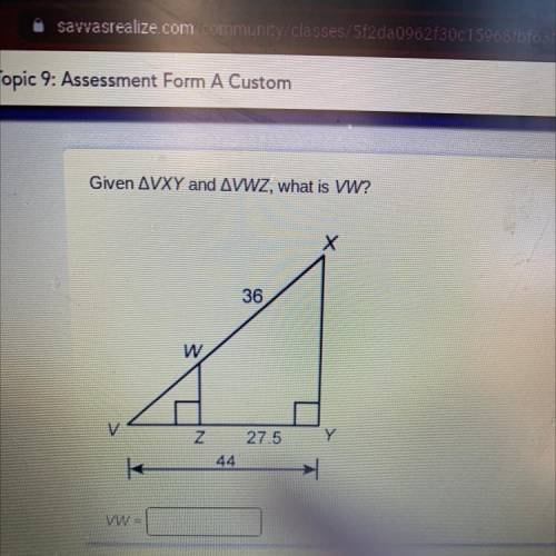 Given AVXY and AVWZ, what is WW?
helpppp pls