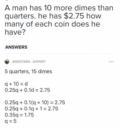 Please Help You have twice as many nickels as pennies. you have $1.10. how many of each coin d