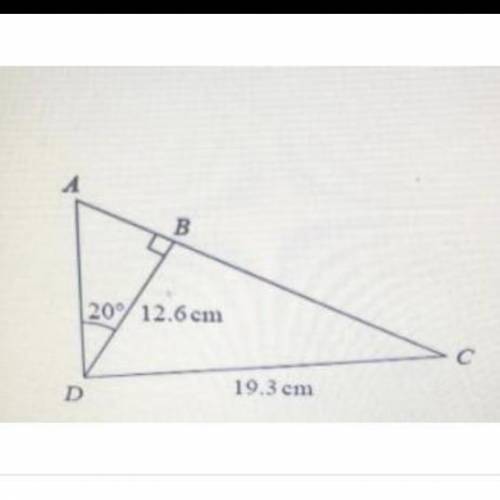 PLEASE HELP! 15 POINTS!

ABC and is a straight line 
Work out the length of AC 
Give your answer t