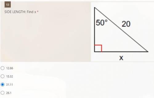 Help I'm not sure if this is the answer?
(This question is about trigonometric ratios)