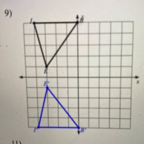 Write a rule for this transformation (geometry)