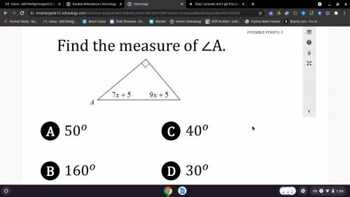 Find the measure of.. (Image included) 
I'll take all the help I can get please :)