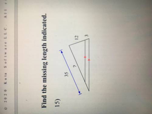 Find the missing length. The triangles are similar.

Can someone help me? 
Need to show the work