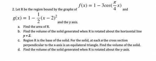 Calculus BC Integrals Only the last question