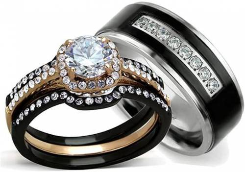 Me and my fiances possiblewedding rings anyone think hewill like them? (we areboth males)

I know