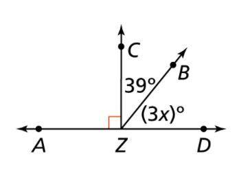 HELP ASAP 
Find the value of x in the figure shown.