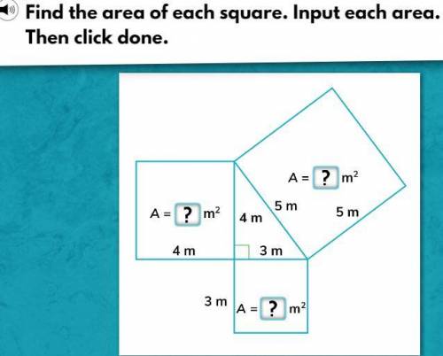 PLEASE HELP!!! Find area of each square