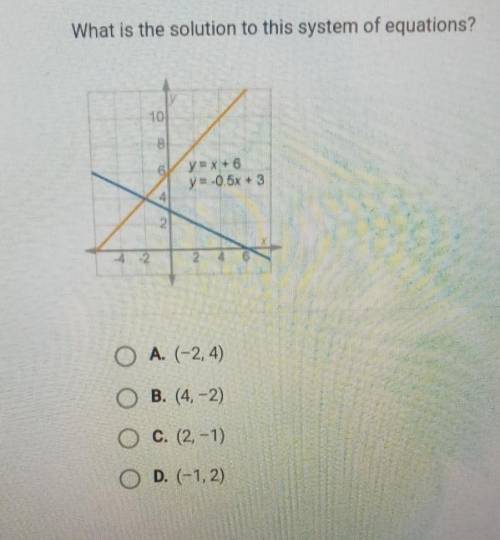 What is the solution to this system of equations? Please explain if not answer will be reported. ​