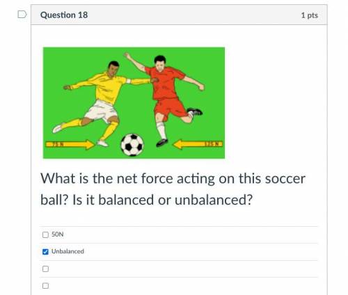 What is the net force acting on this soccer ball