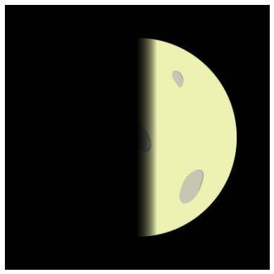 What phase of the moon does this image represent?