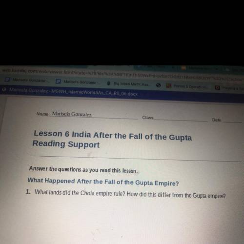What panda did the Chola empire rule ? How did this differ from the Gupta empire ?
