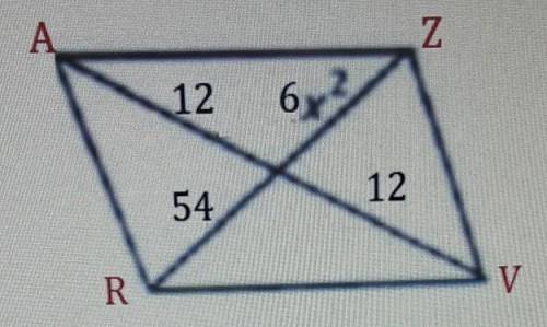 Prove if AZVR is a parallelogram​