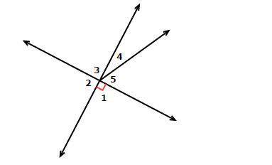 Which angle is complementary to ∠4?