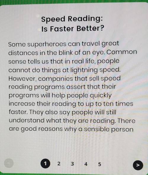How does the author elaborate on the idea that speed reading causes people to read in a different w