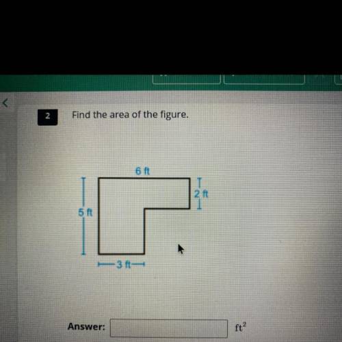 Find the area of the figure?
