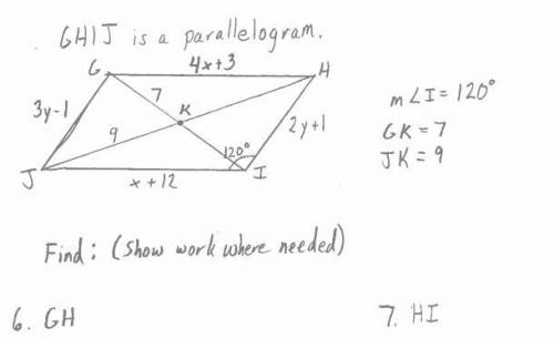 Plzzzz helpppppppp its 10th grade math Quadrilateral and Right Triangle test show work