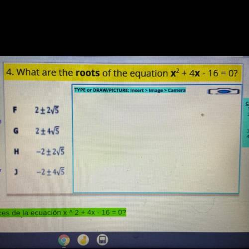 What are the roots of the equation?