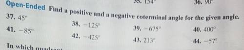 I need help with 39 and 40​