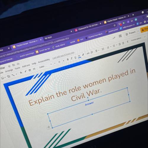 Explain the role women played in civil war