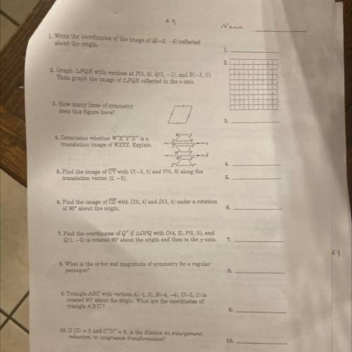PLEASE HELP glencoe geometry unit 9: whoever can answer the page gets brainliest