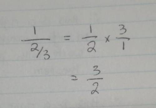 What is the answer to 1\2÷3​