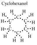 Draw electron-dot structure of cyclohexane.*​