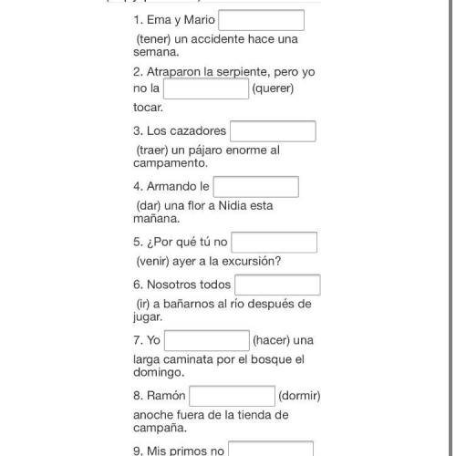 Help plz Spanish 3...