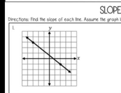 Please help what is the slope will mark brainliest