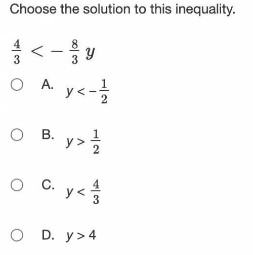 Choose the solution to this inequality.