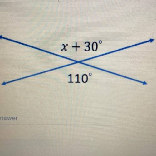 HELP ASAP. solve for x