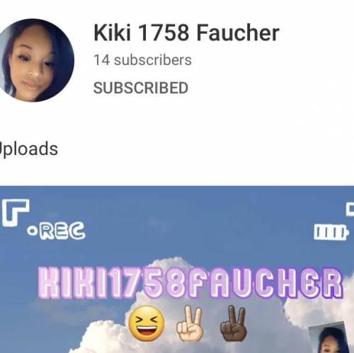 Subscribe to my channel kiki1758faucher plss points are given ​