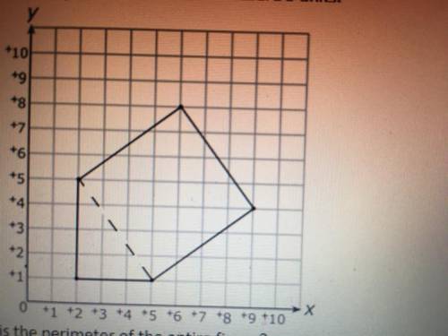 The figure below is formed from a triangle and a

square. The square has sides that measure 5 unit