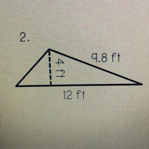Calculate the area of the shapes below.