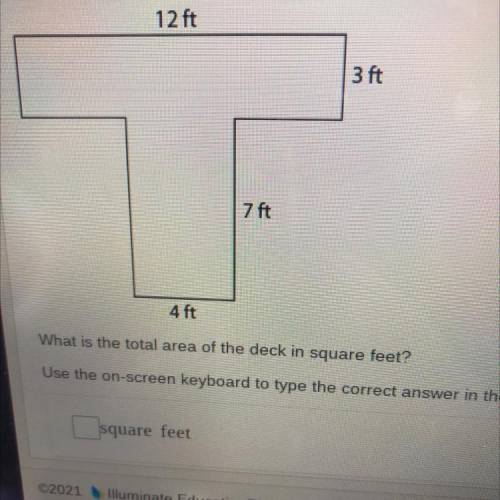 What is the total area of the desk in square feet?